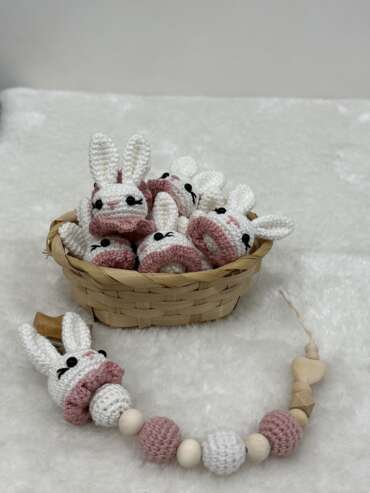 Hase Schnullerkette