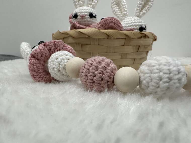 Hase Schnullerkette – Bild 3