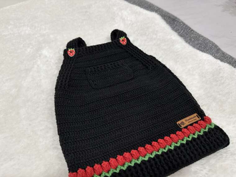 Strickkleid (schwarz)