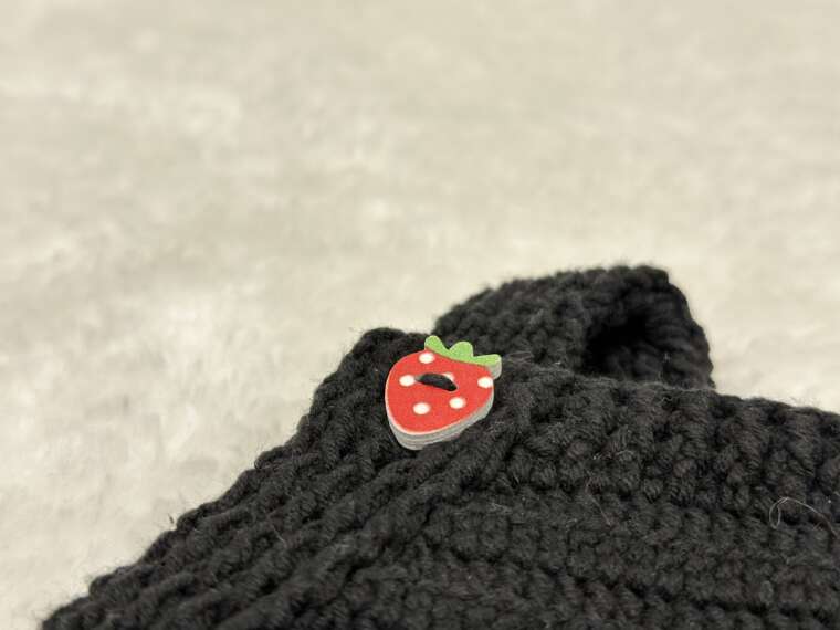 Strickkleid (schwarz) – Bild 2