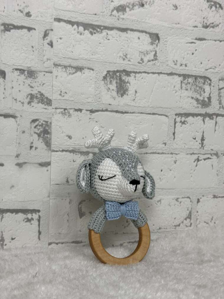 Rentier "Bambi" (Blau) – Bild 6